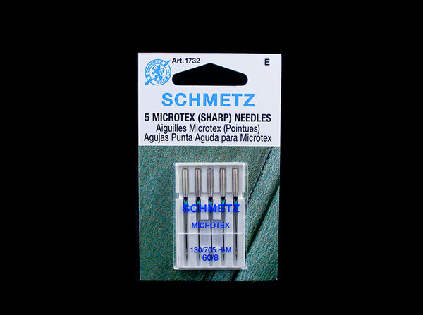 Schmetz Needles Microtex/Sharp Size 60/8